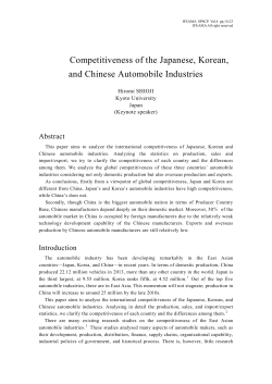 Competitiveness of the