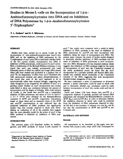 Studies in Mouse L-cells on the Incorporation of