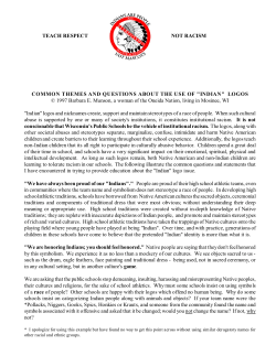 Common Themes - Wisconsin Indian Education Association Indian