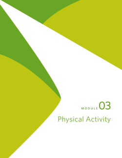 Module 3 - Physical Activity
