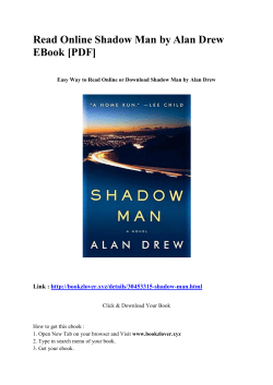 Read Online Shadow Man by Alan Drew EBook