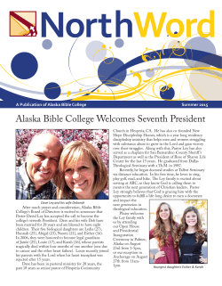 Alaska Bible College Welcomes Seventh President
