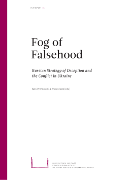 Fog of Falsehood: Russian Strategy of