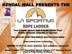la sportiva rope ladder poster