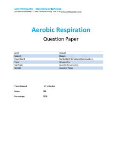 Aerobic Respiration