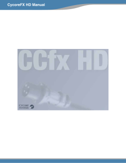 CCfx HD 1.7.1 Manual