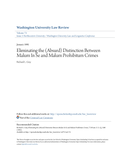 Eliminating the (Absurd) - Washington University Open Scholarship