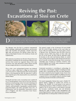 Reviving the Past: Excavations at Sissi on Crete