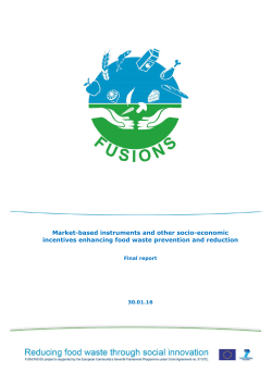 Market-based instruments and other socio