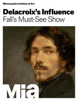 Delacroix`s Influence Fall`s Must-See Show