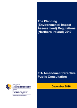 (Environmental Impact Assessment) Regulations