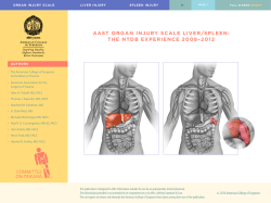 aast organ injury scale liver/spleen