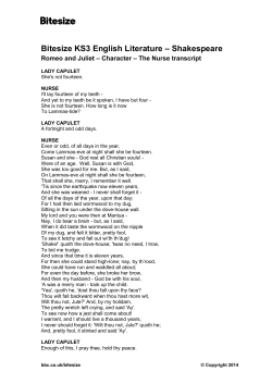 Bitesize KS3 English Literature – Shakespeare