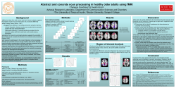 Abstract and concrete noun processing in healthy older adults using