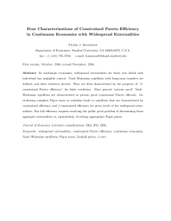 Four Characterizations of Constrained Pareto Efficiency in