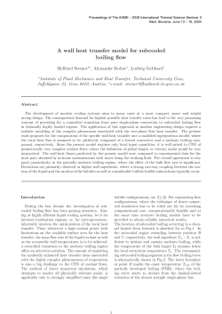 A wall heat transfer model for subcooled boiling flow