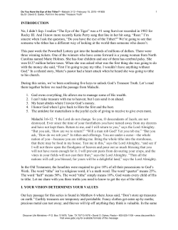 Do You Have the Eye of the Tither?
