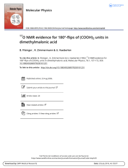 O NMR evidence for 180&deg;-flips of (COOH)2 units in dimethylmalonic