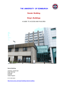 Darwin Building - University of Edinburgh