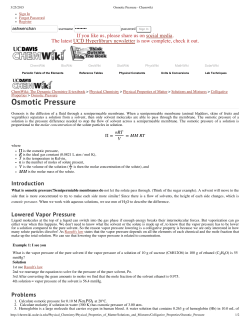 Osmotic Pressure - Chemwiki