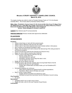 March 25, 2014 - Drury University