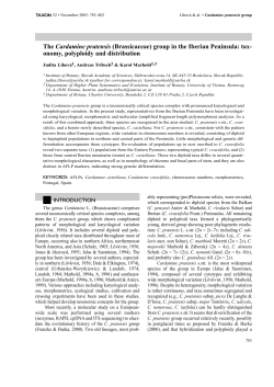 The Cardamine pratensis (Brassicaceae) group in the Iberian