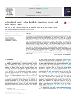 A Wunda-full world? carbon dioxide ice deposits on Umbriel and