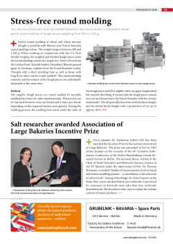 Stress-free round molding - Baking + Biscuit International