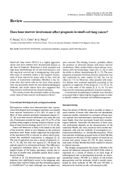 Does bone marrow involvement affect prognosis in small