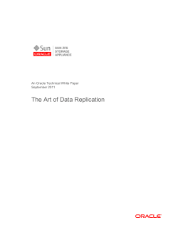The Art of Data Replication