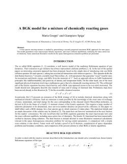 A BGK model for a mixture of chemically reacting gases