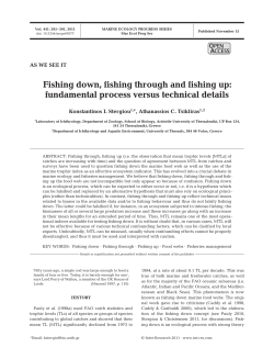 Fishing down, fishing through and fishing up: fundamental process