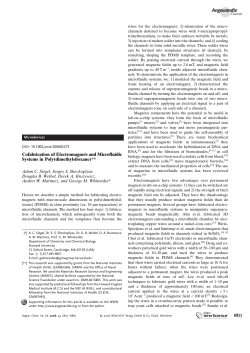 Cofabrication of Electromagnets and Microfluidic Systems in Poly