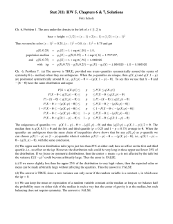 Homework Set 5 Solutions