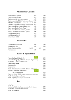 Getr&auml;nkekarte PDF