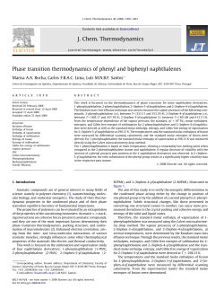 Phase transition thermodynamics of phenyl and biphenyl