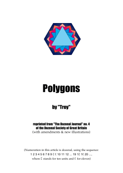 Polygons - Dozenal Society of Great Britain