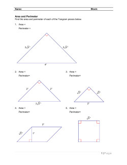 Area and Perimeter