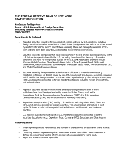 Key Issues for Reporters - Federal Reserve Bank of New York
