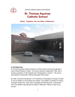 St. Thomas Aquinas