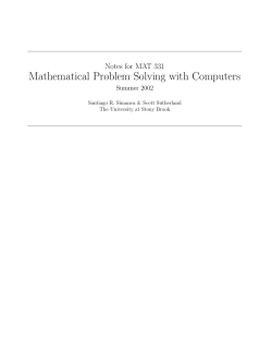 Here - Stony Brook Math Department