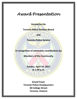 Award Presentation