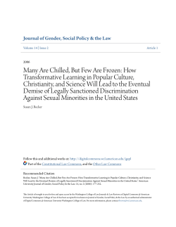 Many Are Chilled, But Few Are Frozen