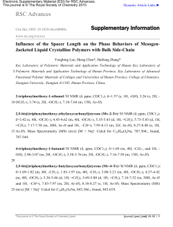 Supplementary Information - Royal Society of Chemistry