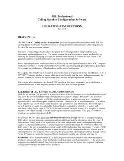 Configuration Software Instructions 3