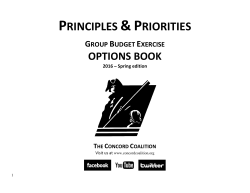 The Options Book - The Concord Coalition