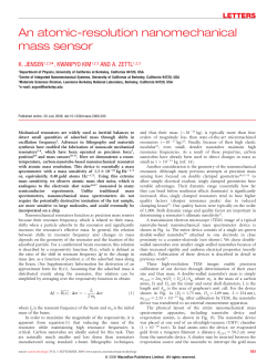 An atomic-resolution nanomechanical mass sensor