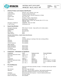 1. Chemical Product and Company Identification