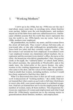 Working Mothers - Temple University