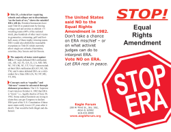 Equal Rights Amendment
